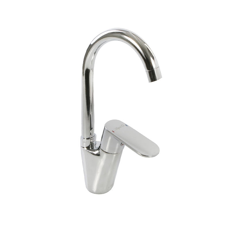Chrome Plated Kitchen Wall or Deck Mixer