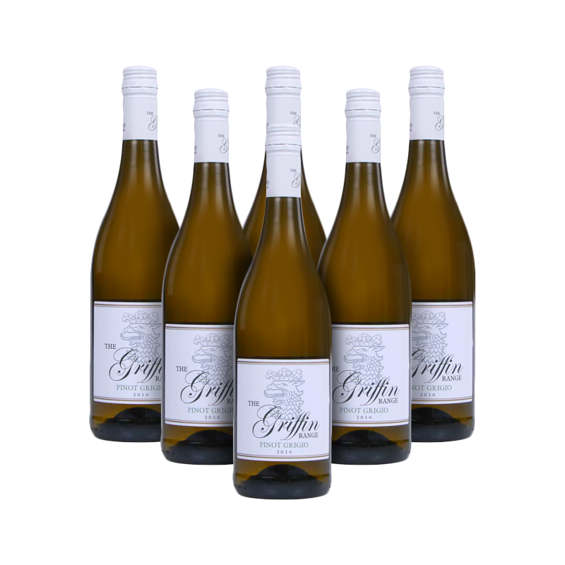 Case of Griffin Pinot Grigio 2016 (R36.50 per Bottle, 6 Bottles)