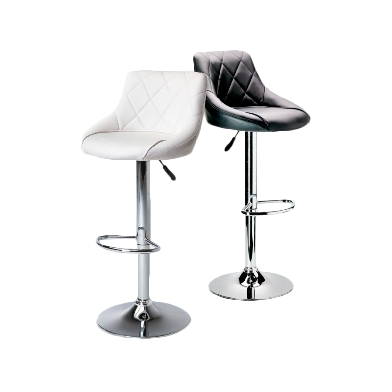 Quilted PU Bar Chair