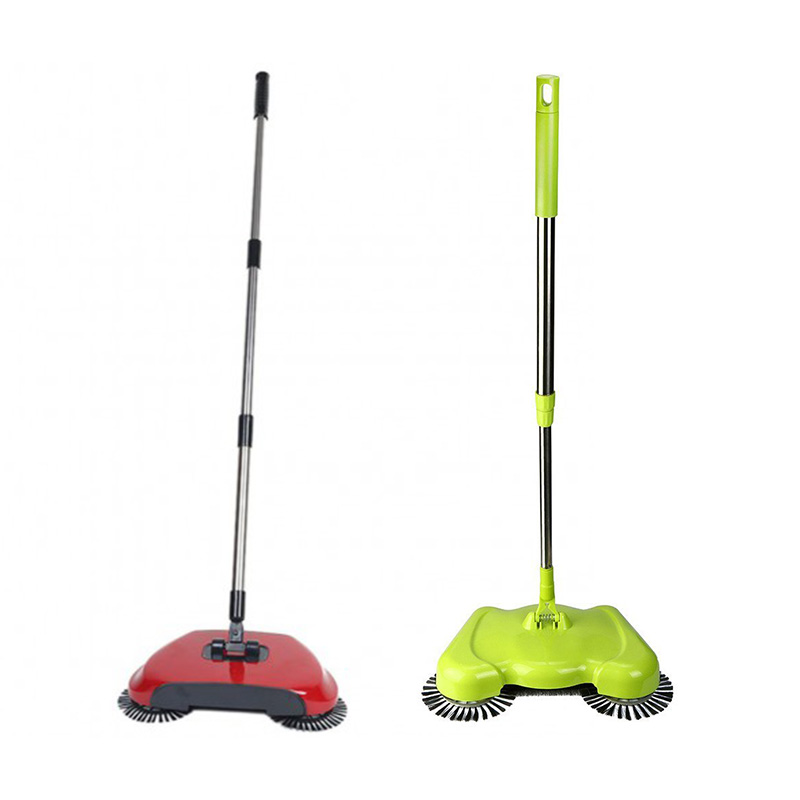 3-in-1 Indoor or Outdoor Broom with Built-in Dustpan
