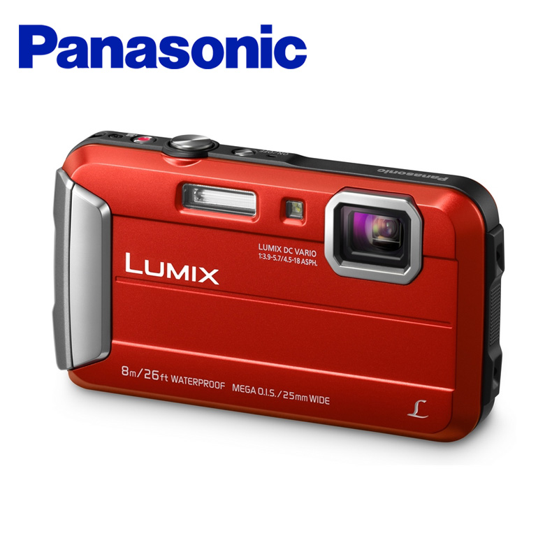 Lumix DMC-FT30 Underwater Digital Camera- Red