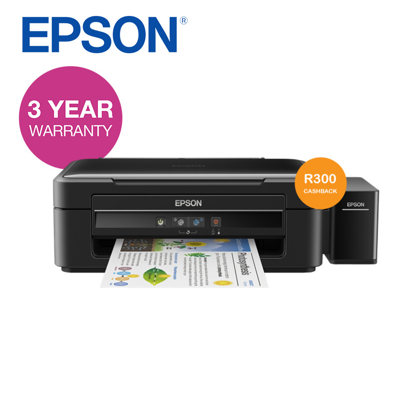 L382 Multi-Function Colour Printer with Ink, Extended 3-Year Warranty & R300 Cash Back