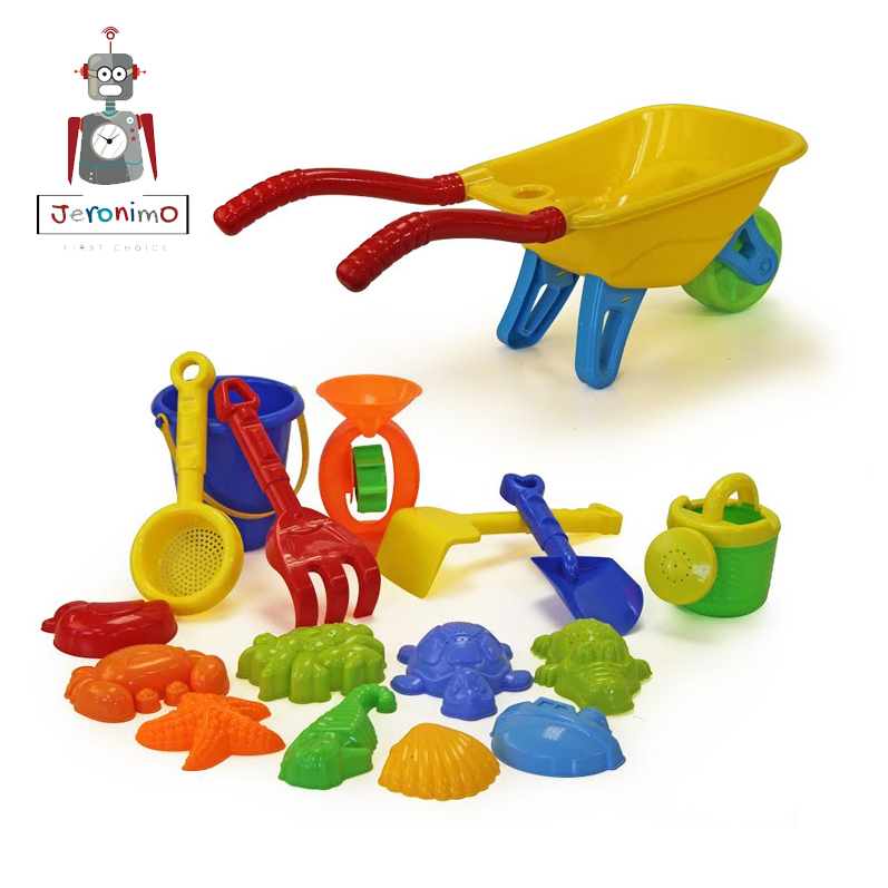 17pc Wheel Barrow Play Set