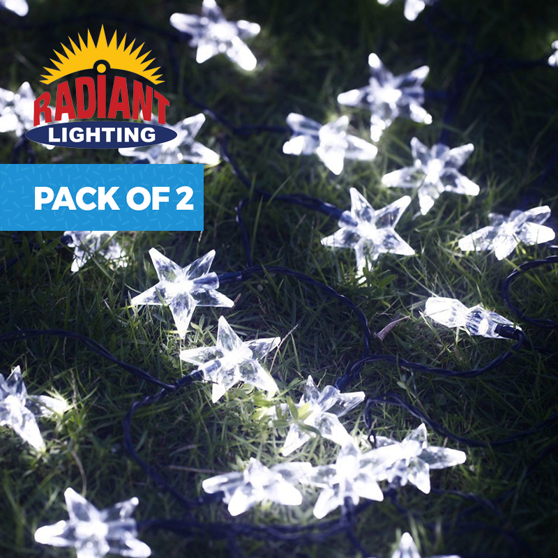 Set of 2 Solar String Lights
