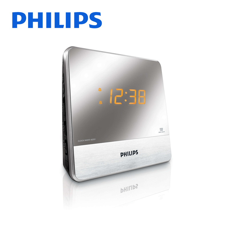 Clock Radio with Mirror Finish