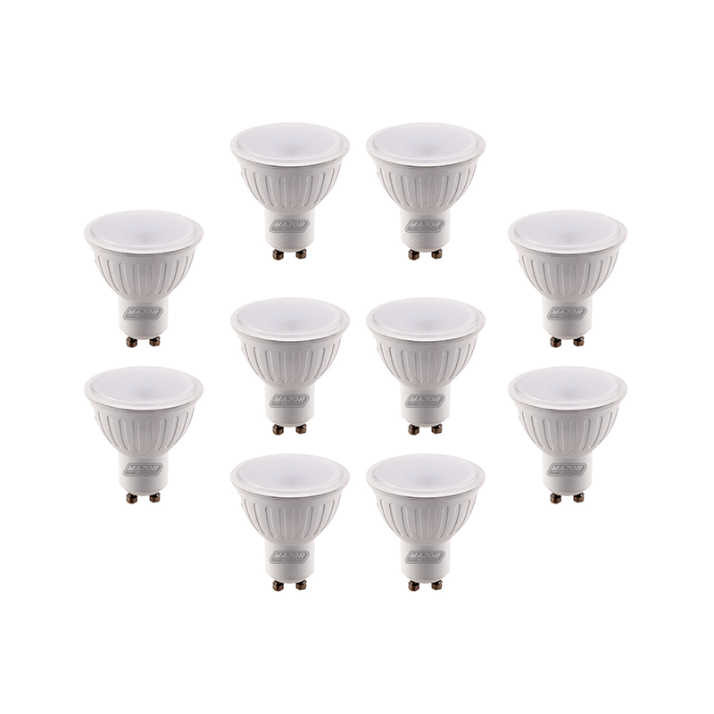 Pack of 10 LED  3W GU10 Spotlights - Available in Cool White and Warm White