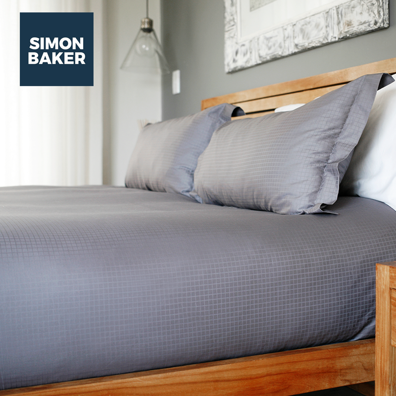 300 Thread Count 100% Egyptian Cotton Oxford Jacquard Duvet Cover