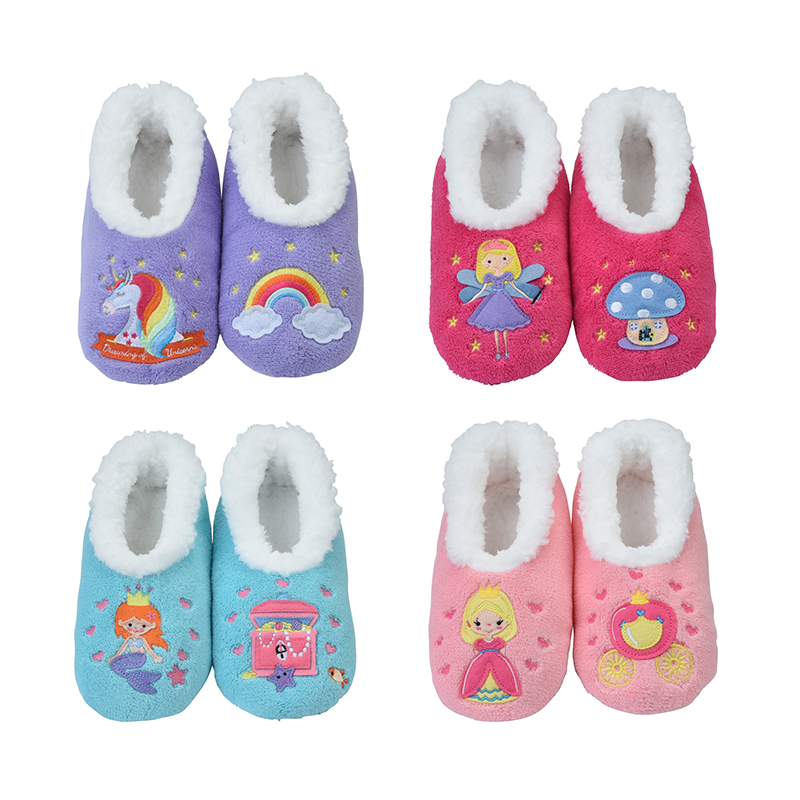Girls Pair Of Comfortable And Warm Fairytale Slippers