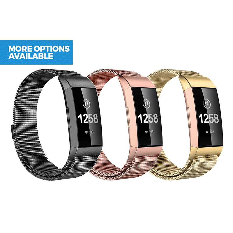 Milanese Straps for Fitbit Charge 3