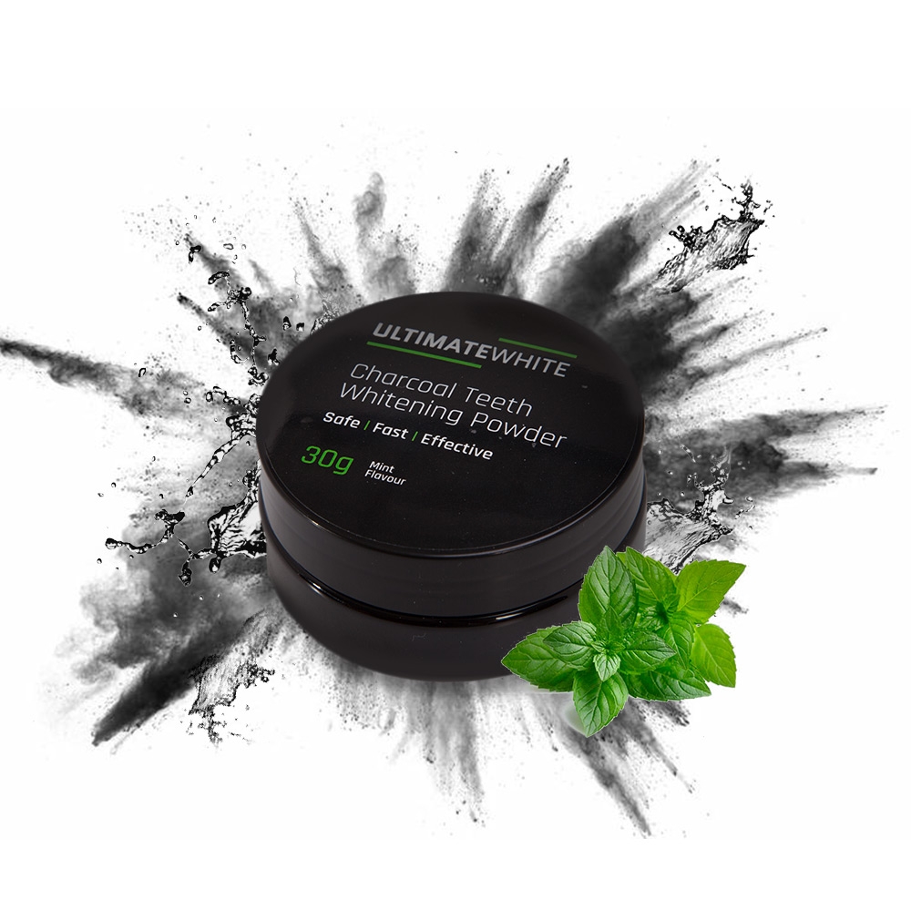 Activated Charcoal Teeth Whitening Powder With Toothbrush