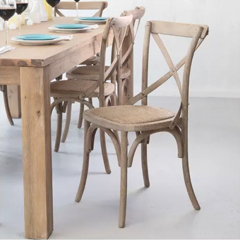 Solid Oak French Country Style Chair