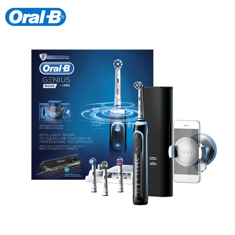 Genius 9000 Black Electric Toothbrush