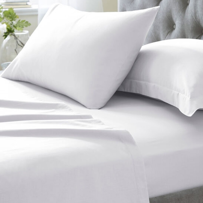 200 Thread Count 100% Cotton Fitted or Flat Sheet
