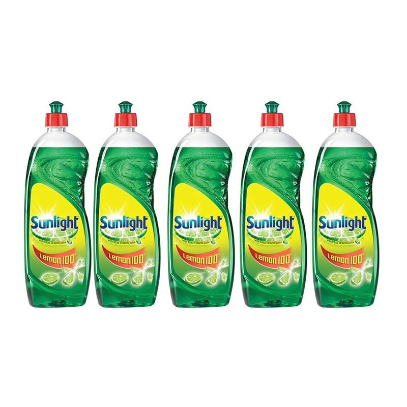 Pack of 5 Lemon Dishwashing Liquid (5 x 750ml)