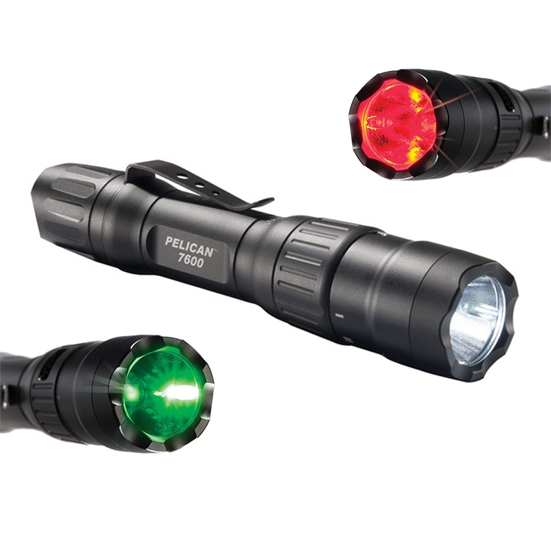 7600 3-Colour LED Li-ion Rechargeable Flashlight