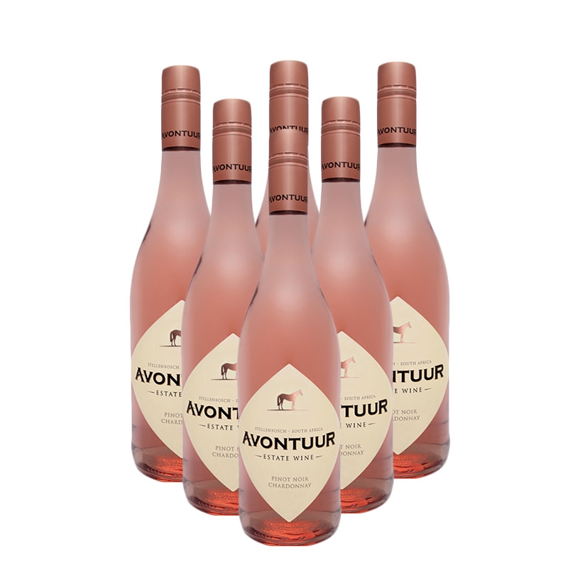 Avontuur Pinot Noir/Chardonnay 2019 (R66.50 per bottle, 6 Bottles)