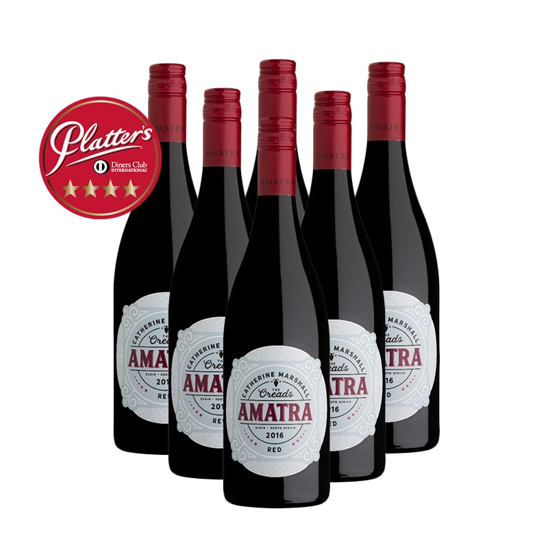 Amatra Merlot  "The Oreads" 2016 (R83.16 per bottle, 6 bottles)