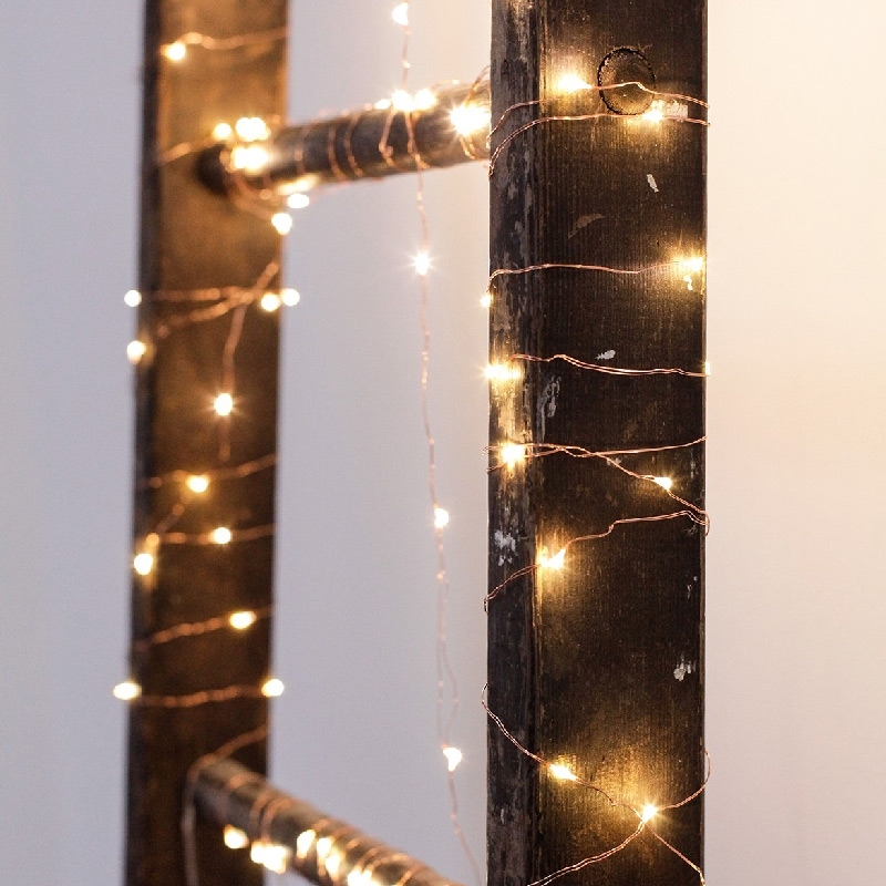 5m or 10m Battery Powered Copper Fairy Lights