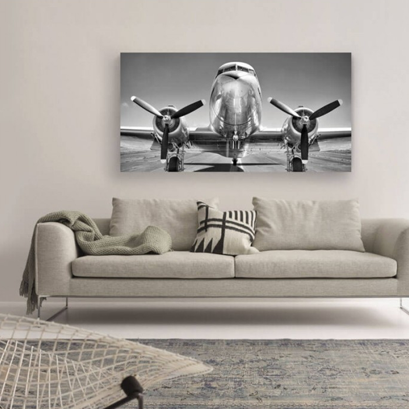 Vintage Cargo Aeroplane Canvas