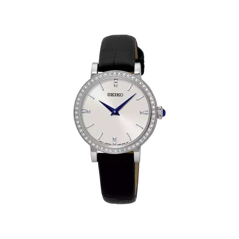 Ladies Swarovski Analog White Dial Watch