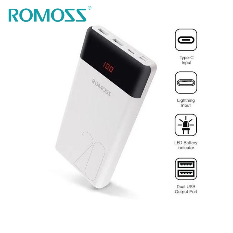 LT20 20000mAh Power Bank with LED Display