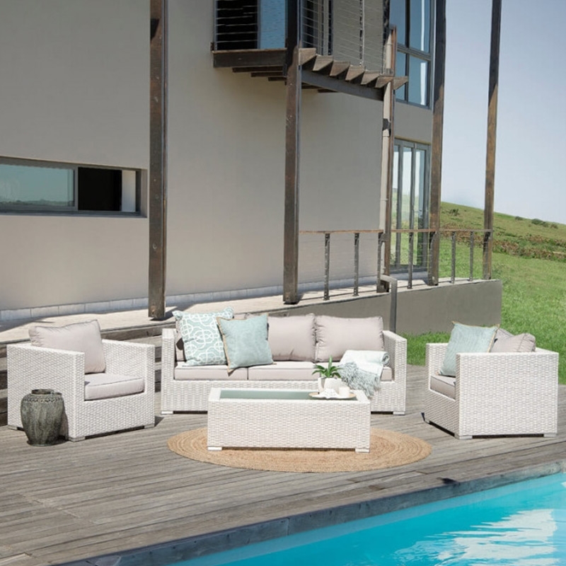4 Piece Patio Lounge Set