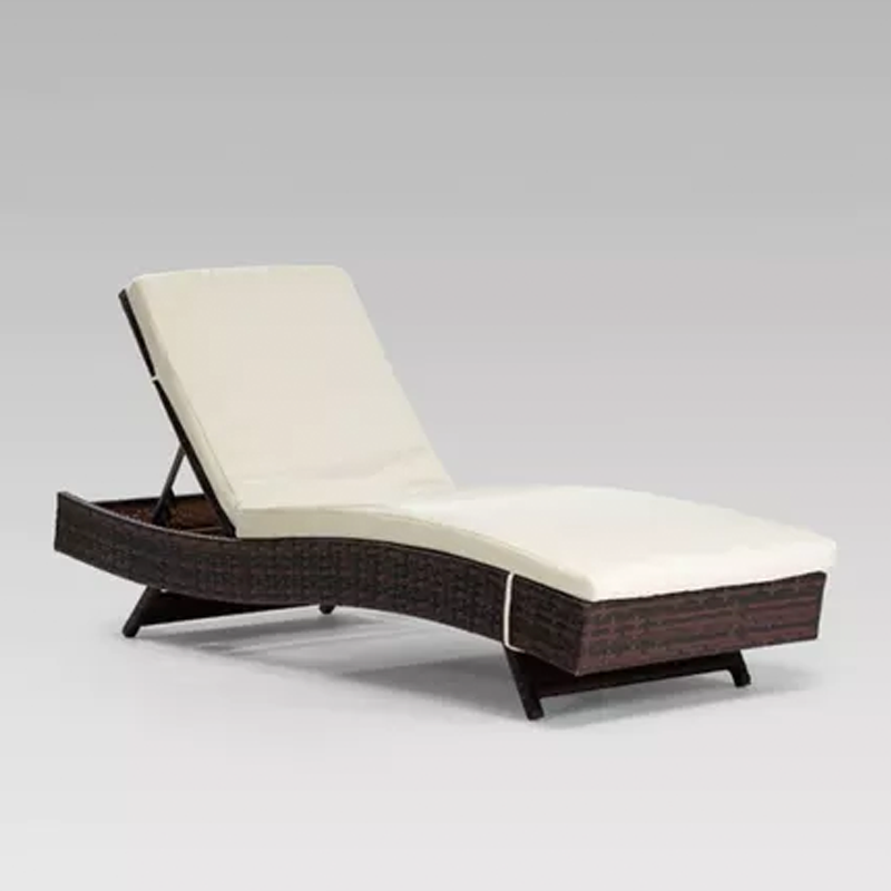 PE Rattan Pool Lounger