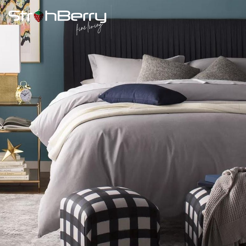 Sierra Pleated Velvet Headboard (Multiple Sizes Available)