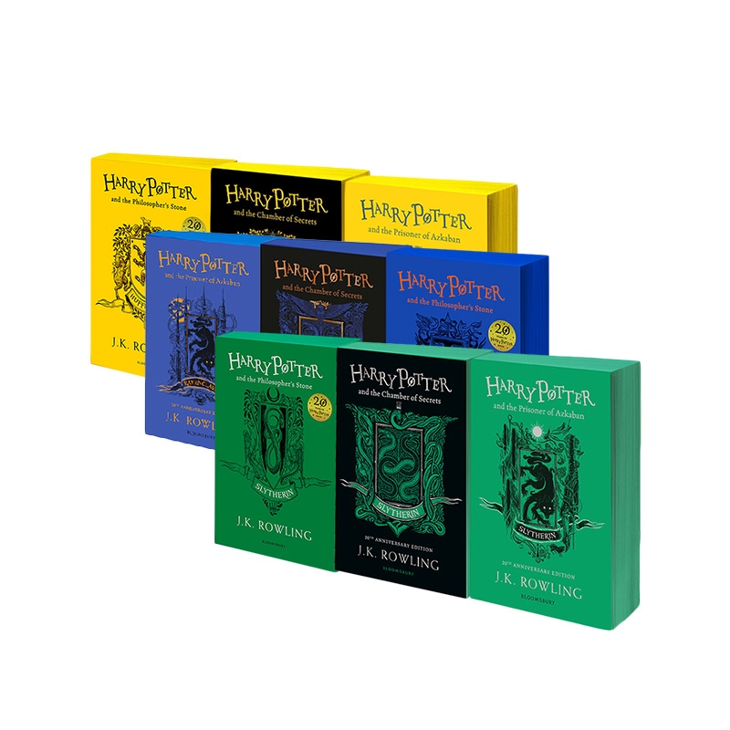 3 Book Series (House Edition): Harry Potter and The Philosopher's Stone, Harry Potter and The Chamber of Secrets and Harry Potter and The Prisoner of Azkaban
