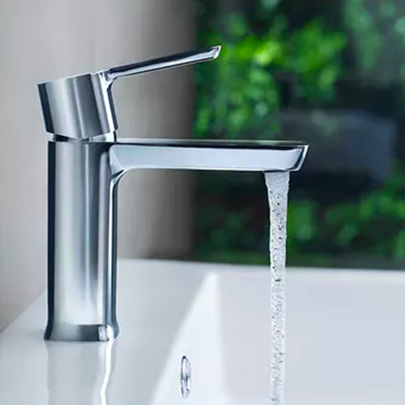 Polished Chrome Plating Basin Mixer