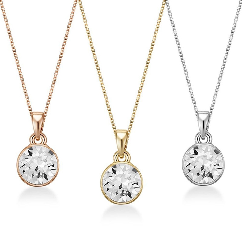 Gabriella Classic Necklace with Swarovski Crystals