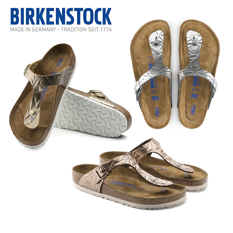 Ladies Gizeh Thong Spectral Natural Leather Sandals