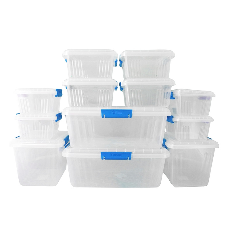 Set of 12 Lock Box Mega Containers