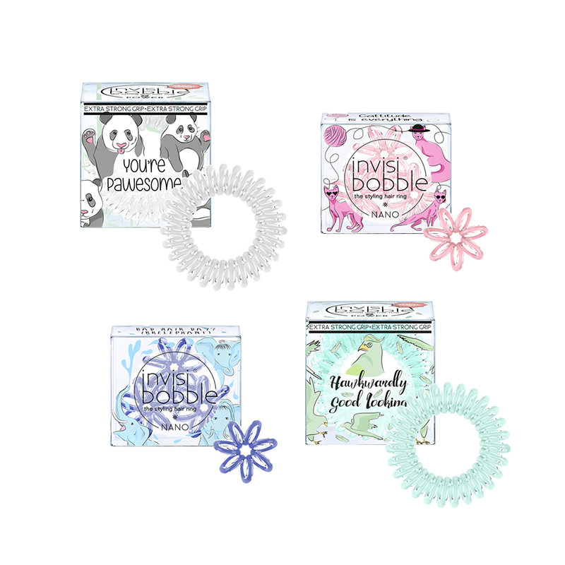 Pack of 2 Circus Collection Hair Rings