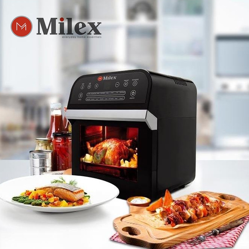 12L Digital Hurricane Power AirFryer Oven XL with Rotisserie
