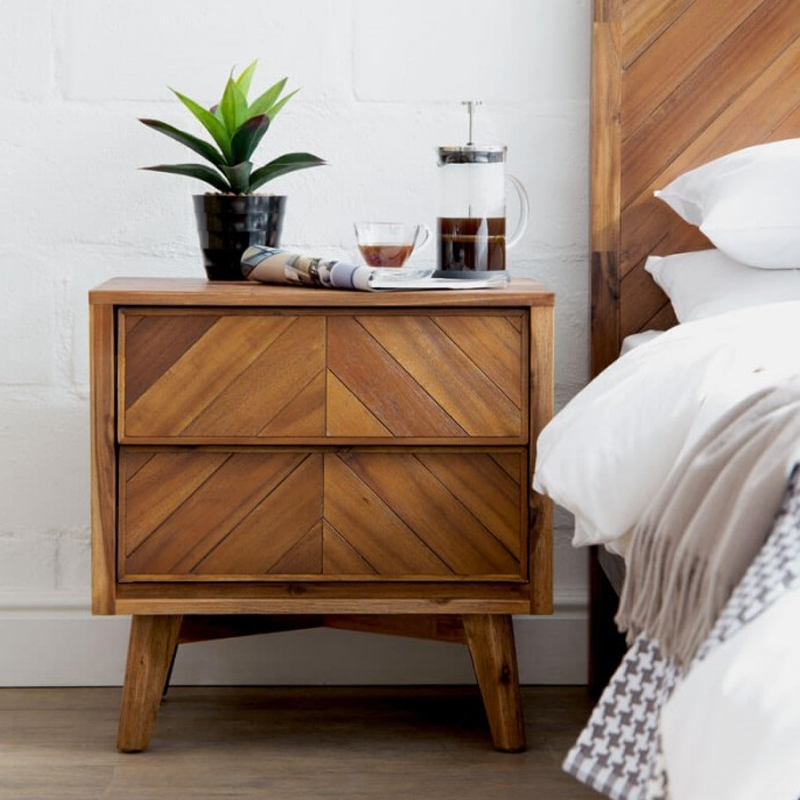 Classic Acacia Wood Pedestal