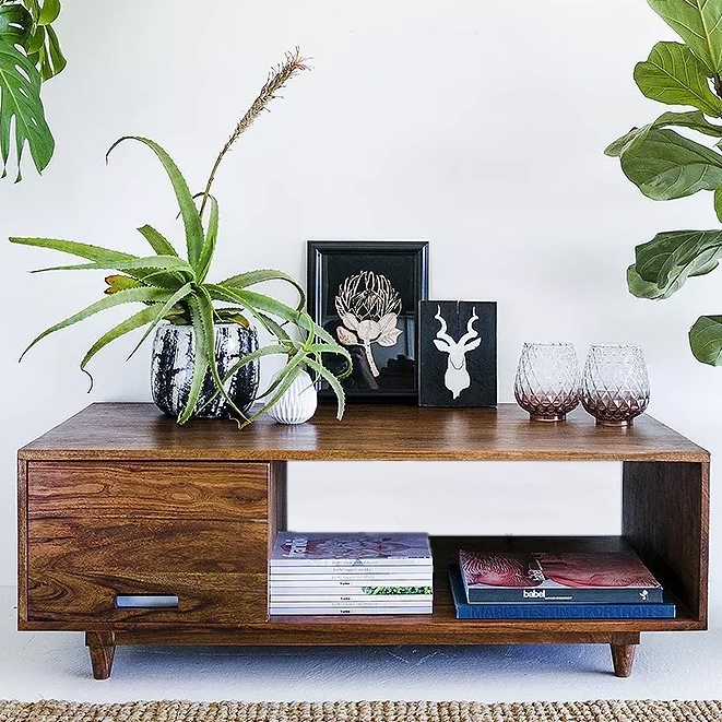 Sheesham Acacia Wood Coffee Table