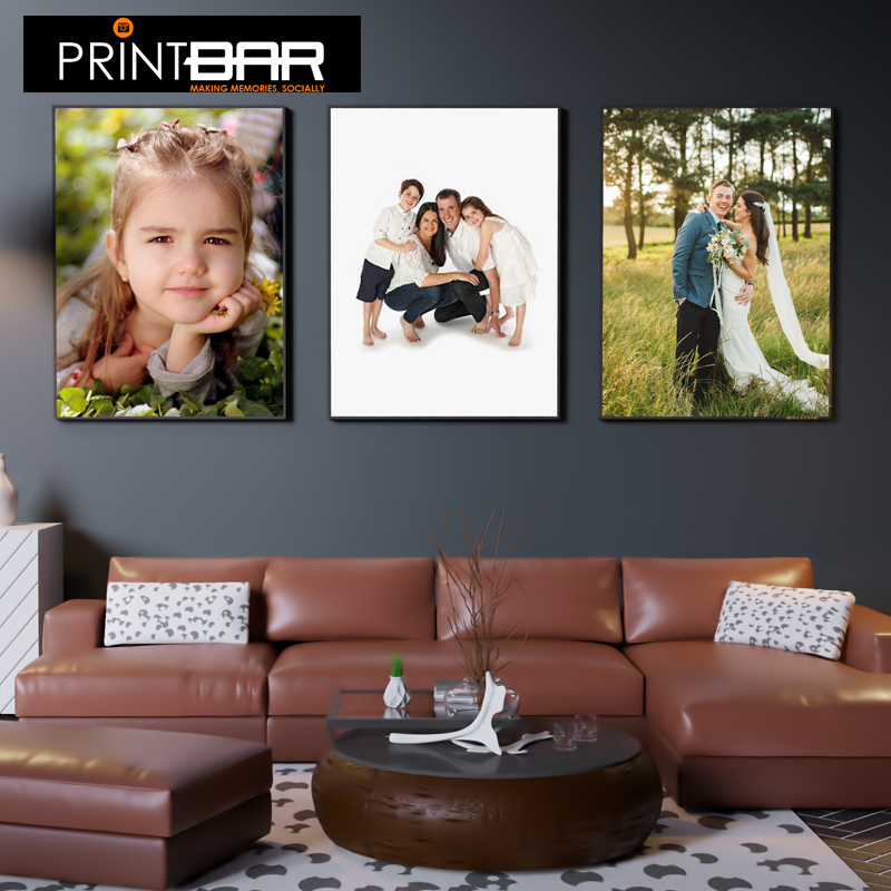 4 x Personalized A1 Photo-To-Canvas Prints