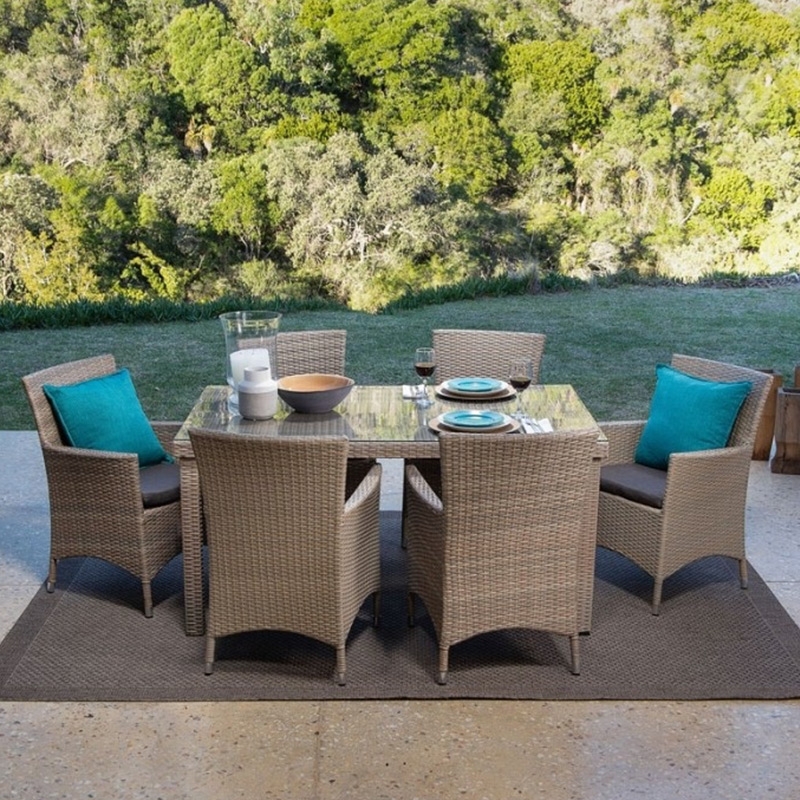 7 Piece Patio Dining Set with Chairs
