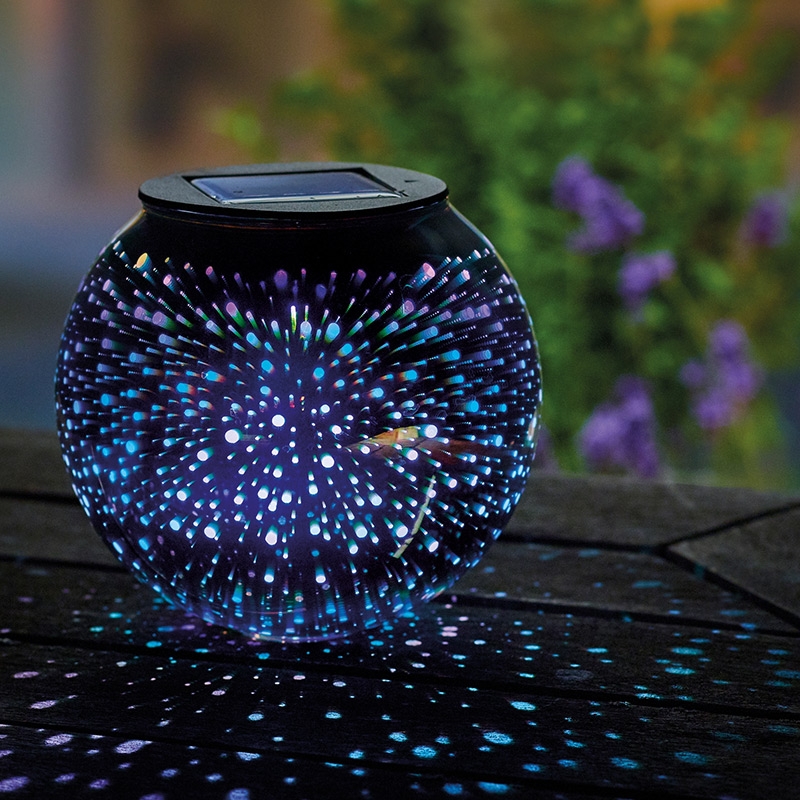 Solar Powered Colour Changing Mosaic Light