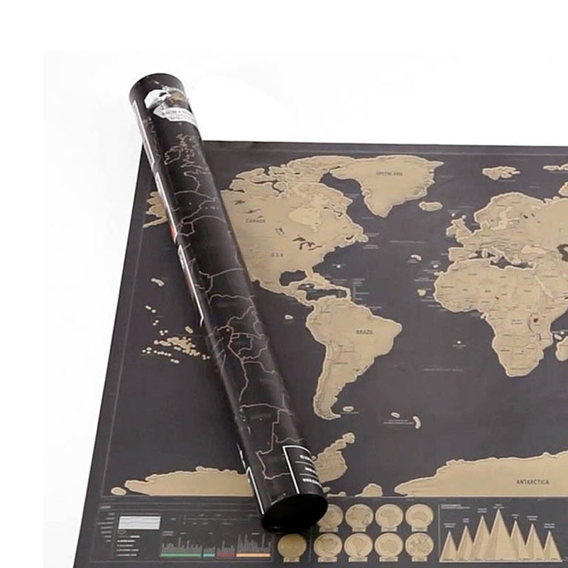 Deluxe Edition World Scratch Map