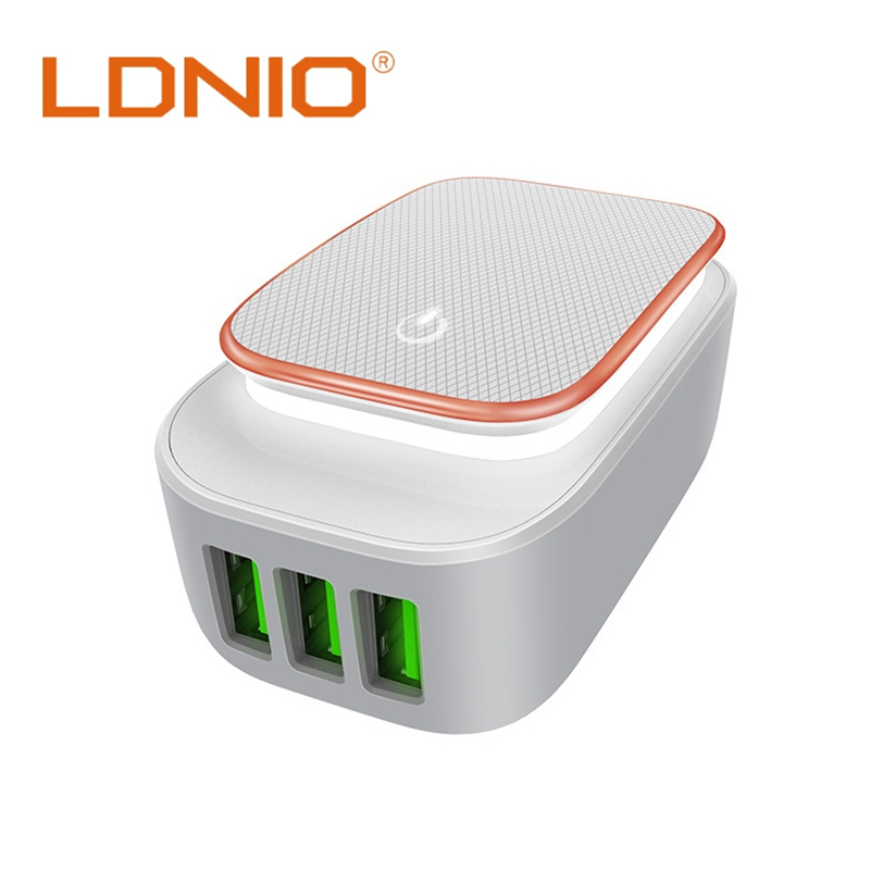 2 in 1 LED Touch Lamp with 3 USB Port Charging port with Micro USB Cable