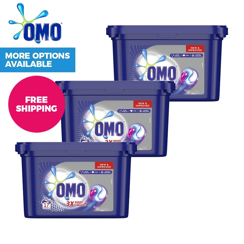 Pack of 3 Power Laundry Capsules (Available in 17's or 24's)