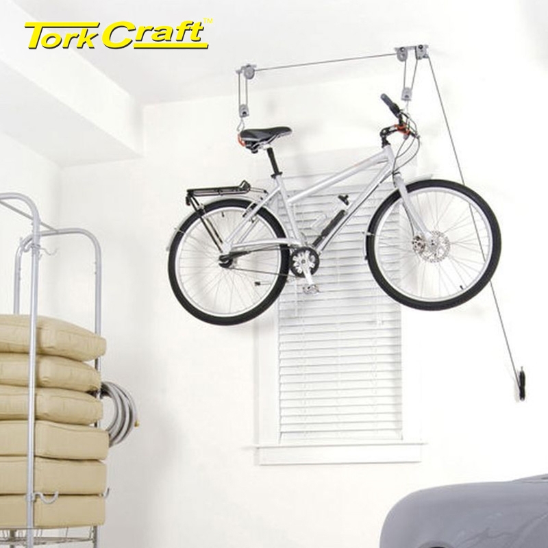 Bicycle Roof Storage Space Saver Hoists