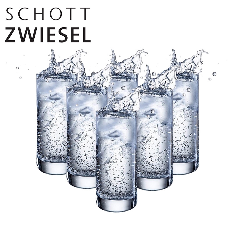 Set of 6 Tritan Crystal Convention Longdrink 390ml Glasses