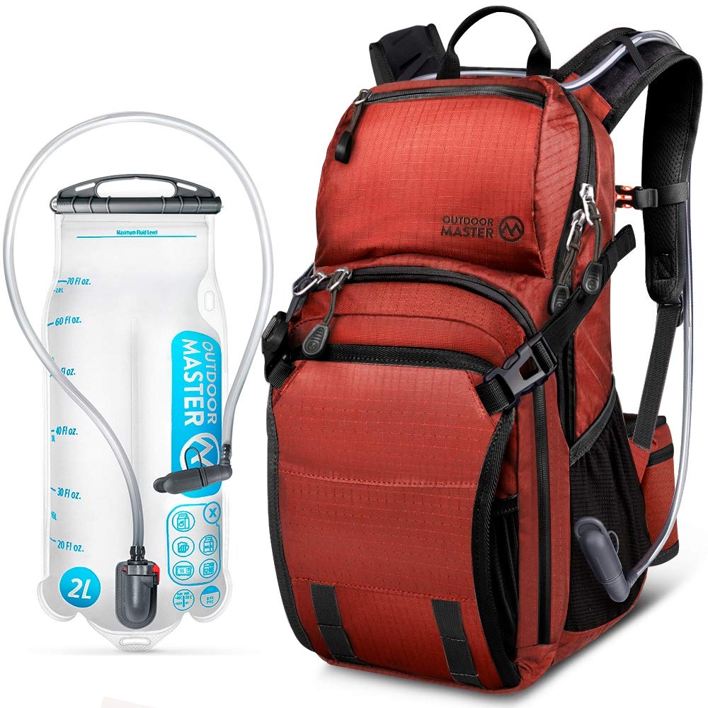 Ultra Ventilated Light Hydration Backpack with 2L Bladder