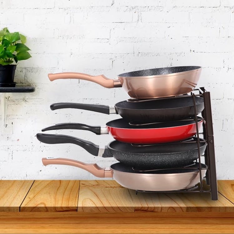 5-Tier Pan & Pot Lid Organizer Rack