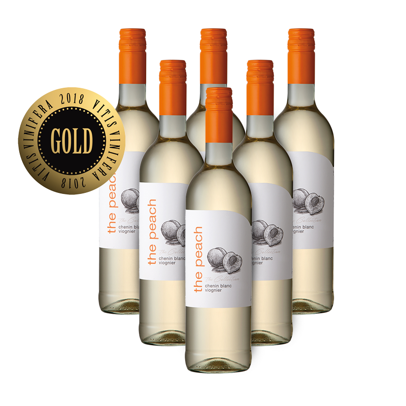 Case of The Peach Chenin Blanc Viognier 2018 (R46.50 per Bottle, 6 Bottles)