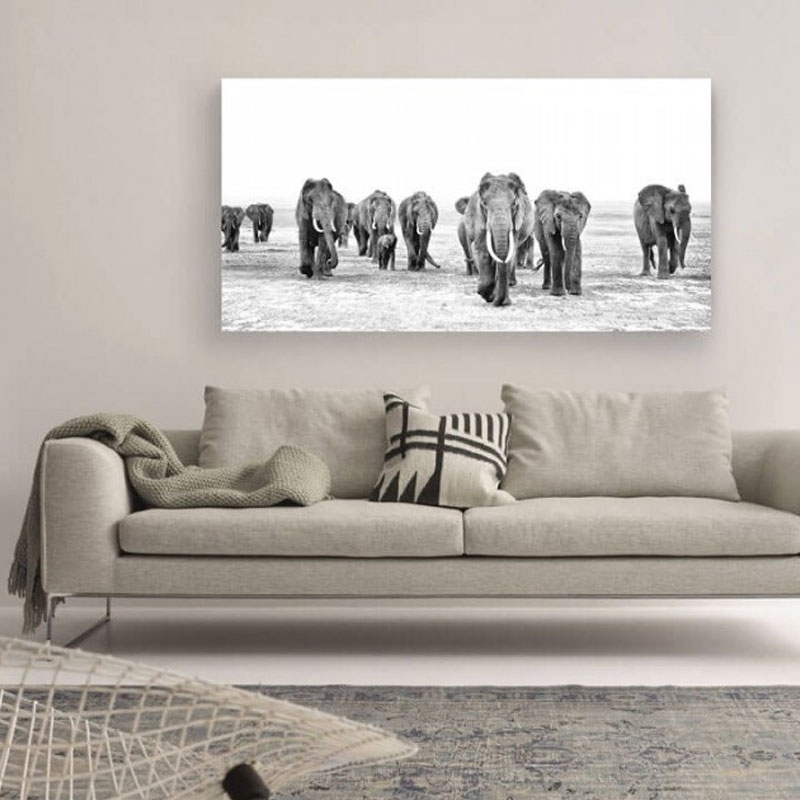 Elephant Walk Canvas