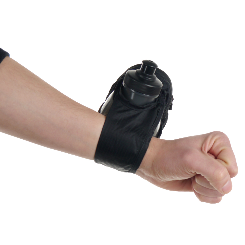 Wrist Running Water Bottle with Storage Area